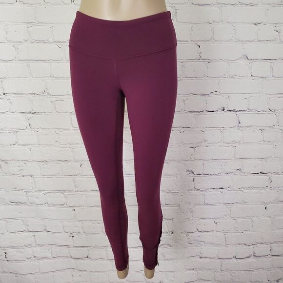 Lululemon Special Edition Wunder Under Pant Ruffled Up Plum Raspberry Glo 2 - Picture 2 of 10